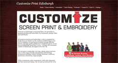Desktop Screenshot of customizeprint.co.uk